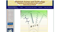 Desktop Screenshot of mstg.unile.it