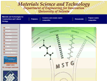 Tablet Screenshot of mstg.unile.it
